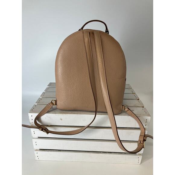 KATE SPADE LARGE NUDE LEATHER BACKPACK - Picture 3 of 16